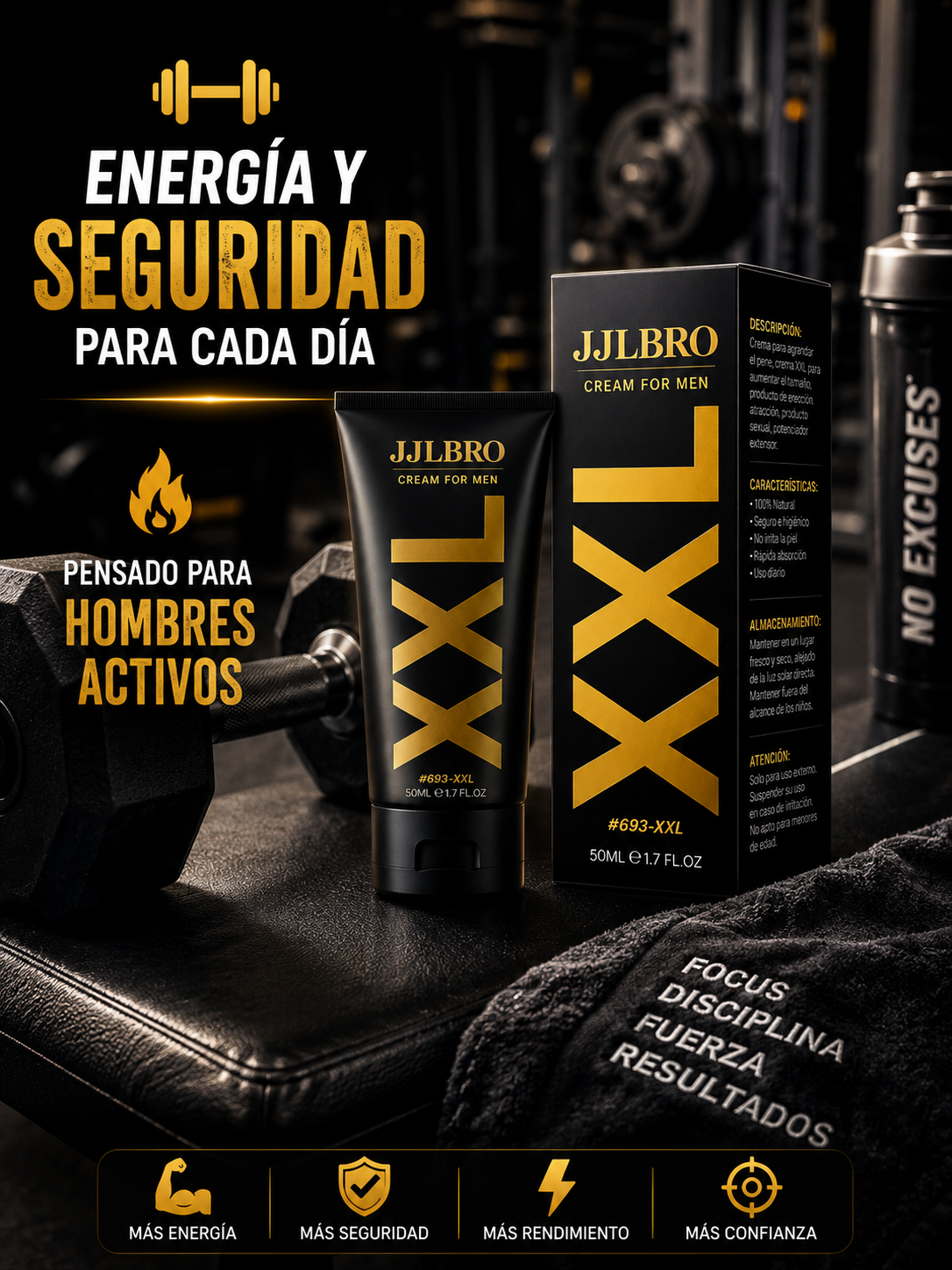 👑💪JJLBRO XXL POWER CREAM FOR MEN👑💪