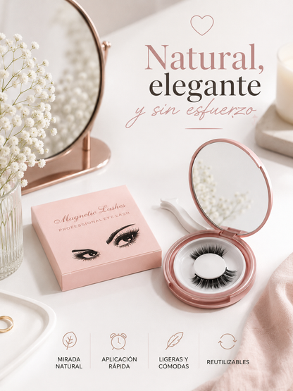 👁️✨ KIT DE PESTAÑAS MAGNÉTICAS 2x1  👁️✨