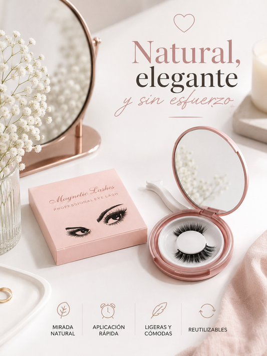 👁️✨ KIT DE PESTAÑAS MAGNÉTICAS 2x1  👁️✨
