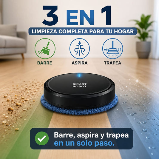 🤖✨ASPIRADORA INTELIGENTE 3 EN 1 🤖✨