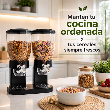 🥣✨DISPENSADOR DOBLE DE CEREAL 4 LITROS🥣✨