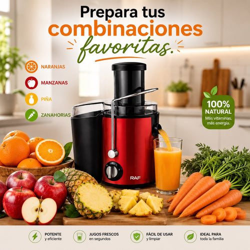 🍊 Extractor de Jugos RAF – Salud y frescura en cada vaso🍊