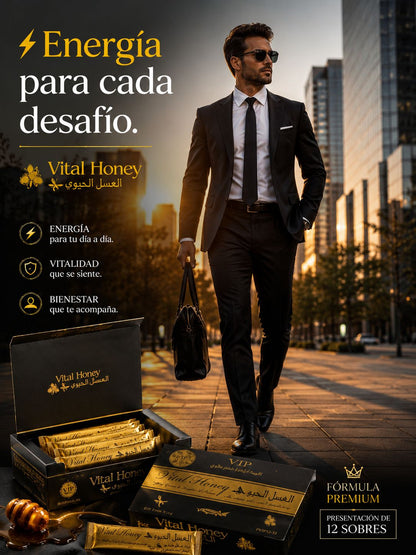 🍯🌑VITAL HONEY VIP. CAJA DE 12 SOBRES🌑🍯