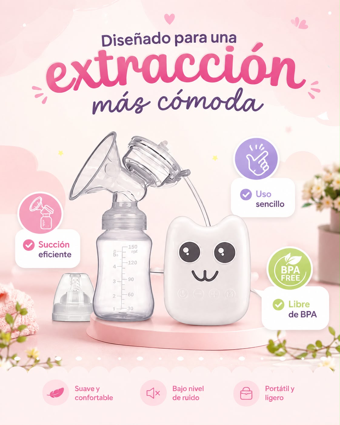 👶💖 ¡EXTRACCIÓN DE LECHE MAS FÁCIL, COMODA Y SIN  COMPLICACIONES👶💖