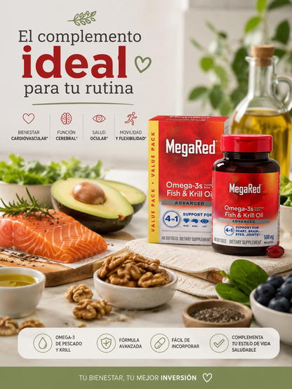 ❤️🐟 MEGARED OMEGA-3 FISH & KRILL OIL❤️🐟
