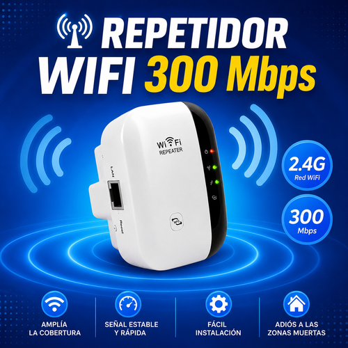 📶⚡REPETIDOR WIFI CON 2.4G Red WIFI Y 300Mbps📶⚡